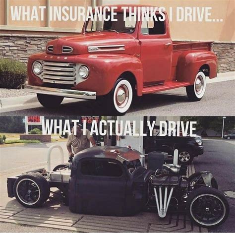 what insurance thinks i drive meme.